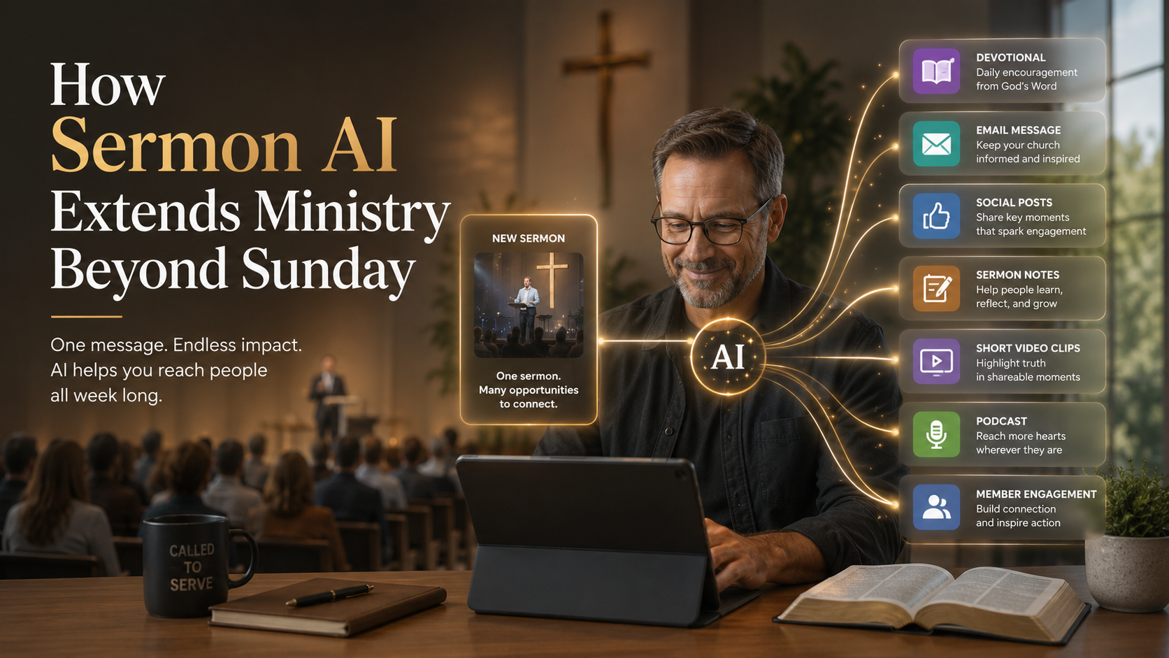 How Sermon AI Extends Ministry Beyond Sunday